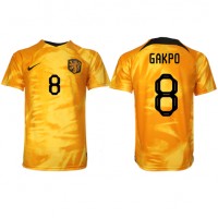 Fotbalové Dres Holandsko Cody Gakpo #8 Domácí MS 2022 Krátký Rukáv